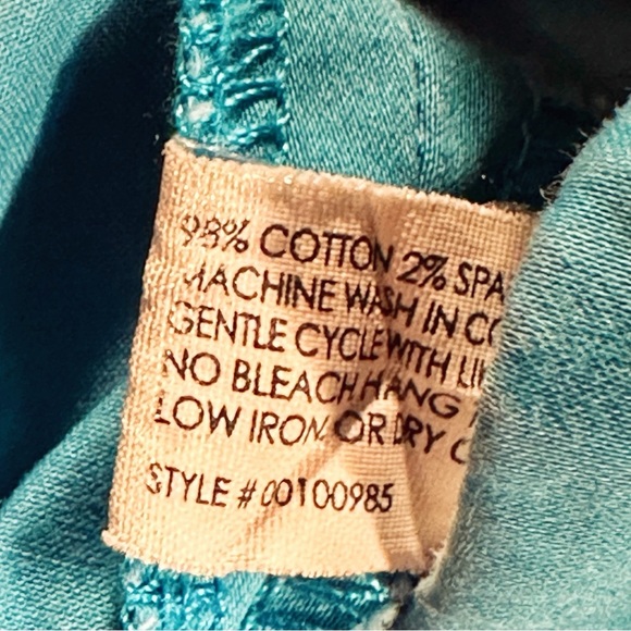 Club Monaco Turquoise Blue Rolled Cuff Chino Shorts Size 4 - Picture 6 of 9